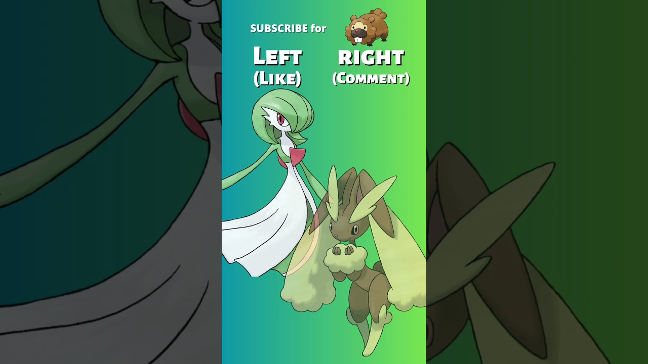 Which Pokémon would YOU pick? (Gardevoir vs. Lopunny)