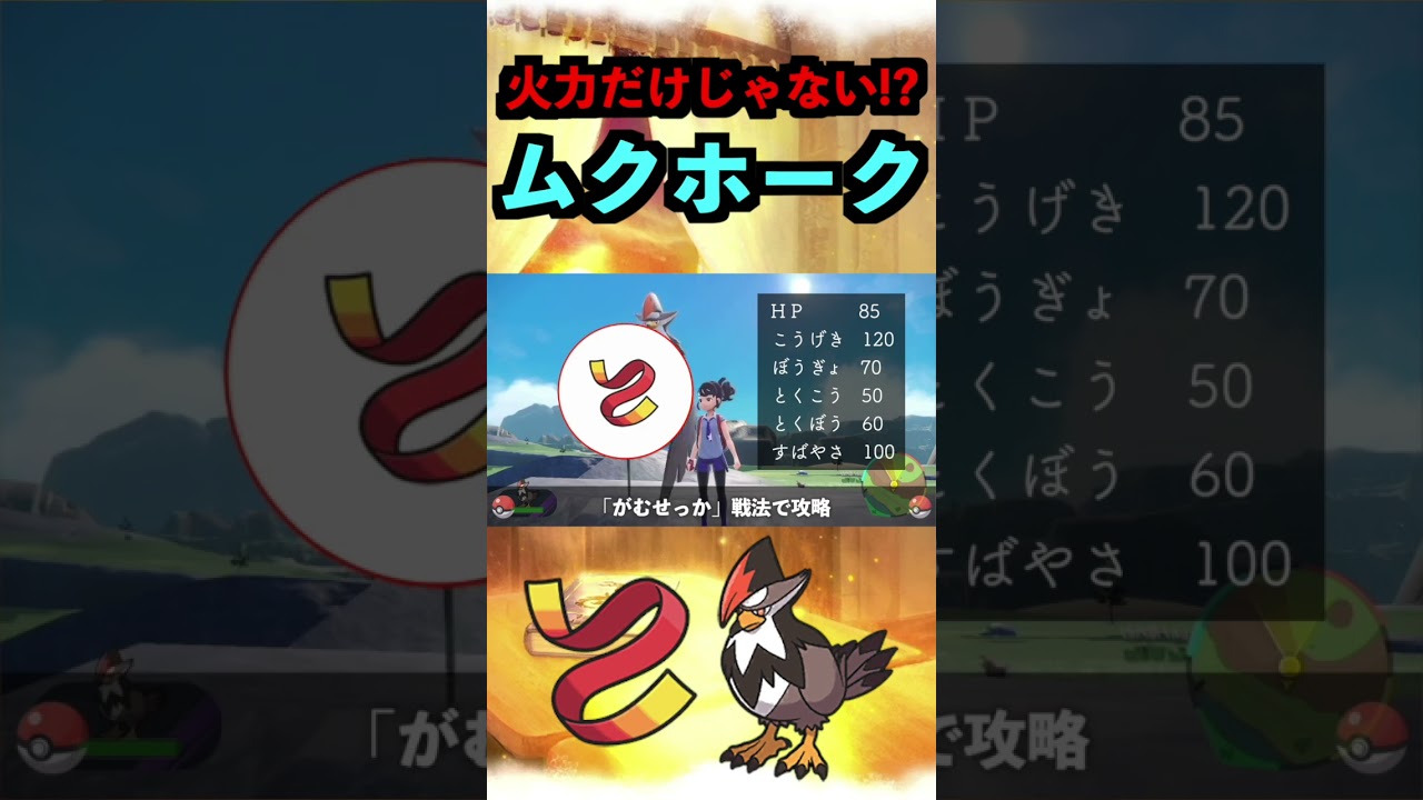 ムクホークの育成論【ポケモンSV】 #ポケモン#スカーレットバイオレット #ポケモンsv #pokemon