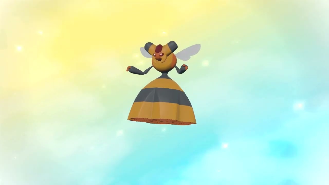 ポケモンレジェンズアルセウス進化シーン ミツハニー ビークイン 070～071