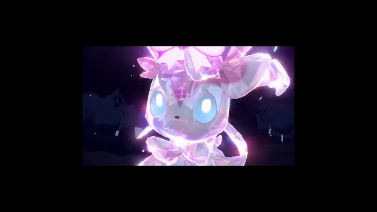 【ポケモンSV】ニンフィアのテラスタル可愛すぎて永遠に見てられる件… #short #ニンフィアテラスタル #ポケモンSV