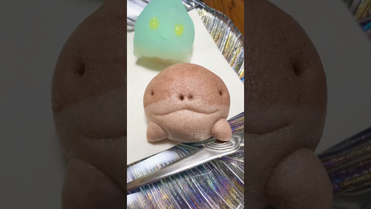 ポケモン京菓子が可愛すぎた　#ポケモン #ジラーチ #京都 #スイーツ