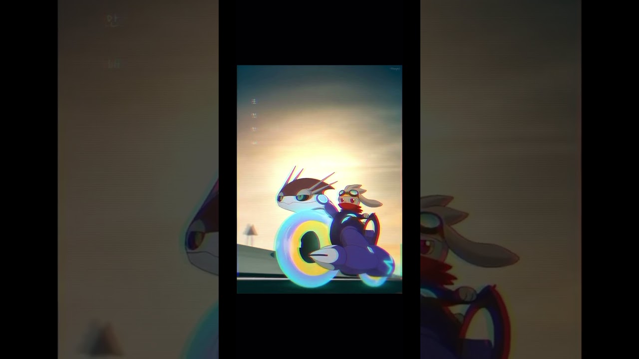 Pokemon Fanart - Raboot & Miraidon ridin dirty 😎🔥 #short #shorts #viral #miraidon #fanart #fyp