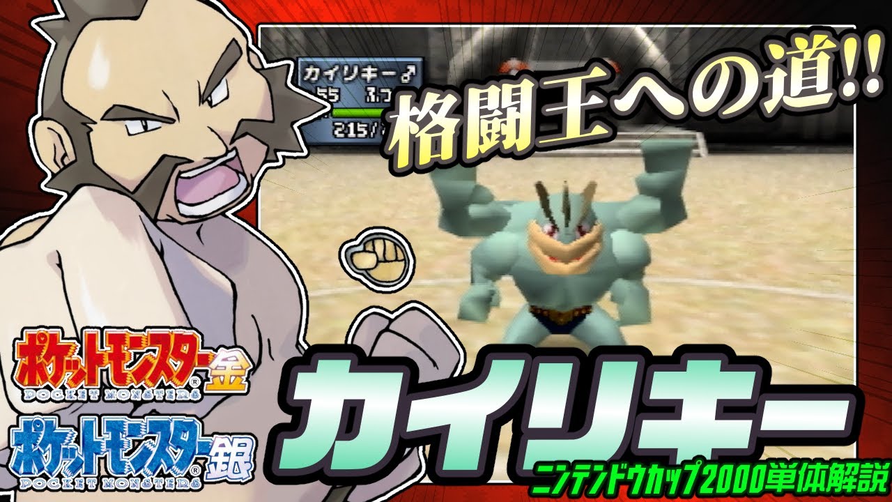 【ポケモン金銀対戦／任天堂杯2000】カイリキー単体解説