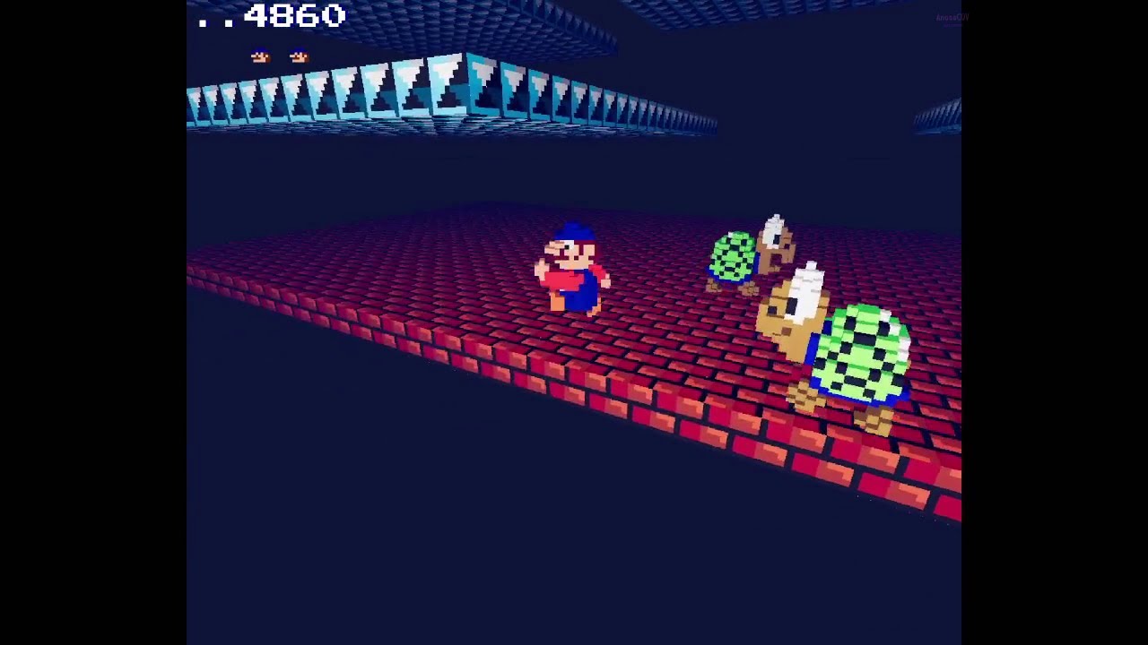 プチアレンジ マリオブラザーズポリゴン化　Mario Bros  3D