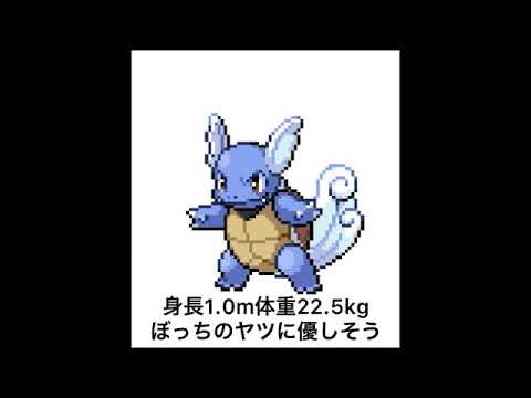 【ポケモン鳴き声真似】俺よりカメール上手いやついる？
