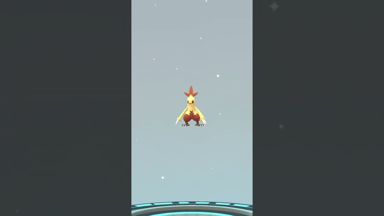 We Caught Shiny Torchic in PokemonGo Aka The Golden Nugget #pokémon #nintendo #pokemonGo