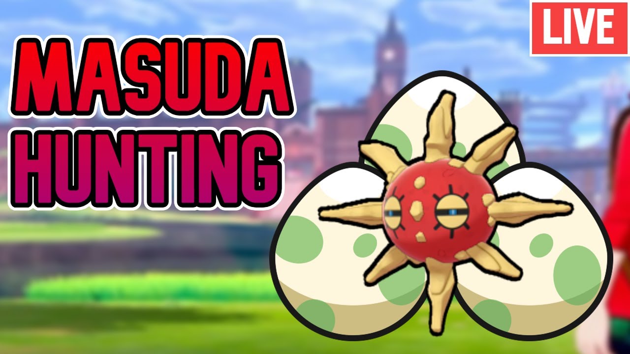 ✨ SHINY HUNTING✨ Masuda Hunting Shiny Solrock in Pokemon Shield! (with USUM SOS on the side) | Live