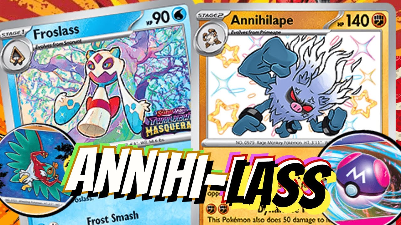 Annihilape Gives the New Froslass that Extra Punch! 💢🥊 W/ Baby Ting-Lu, Hassel & Master Ball. PTCGL