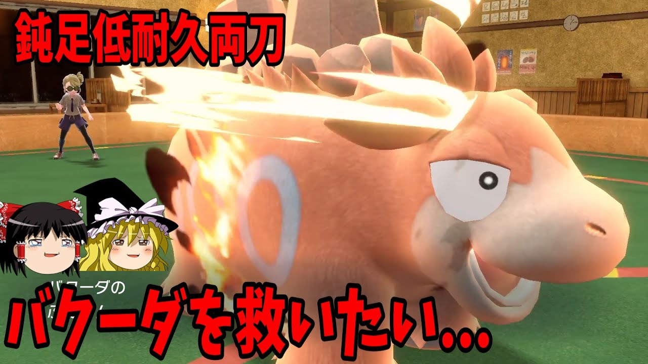 無駄しかない種族値のバクーダを救いたい【ポケモンSV】【ゆっくり実況】