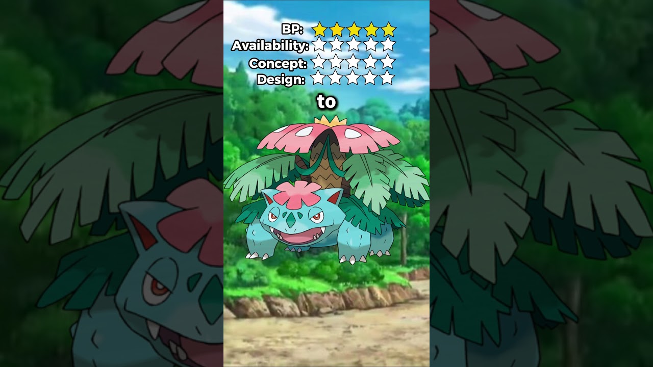 What's the BEST POKEMON Objectively? (kinda) RATE EM' ALL #003* #megavenusaur  #Pokemon #bestpokemon