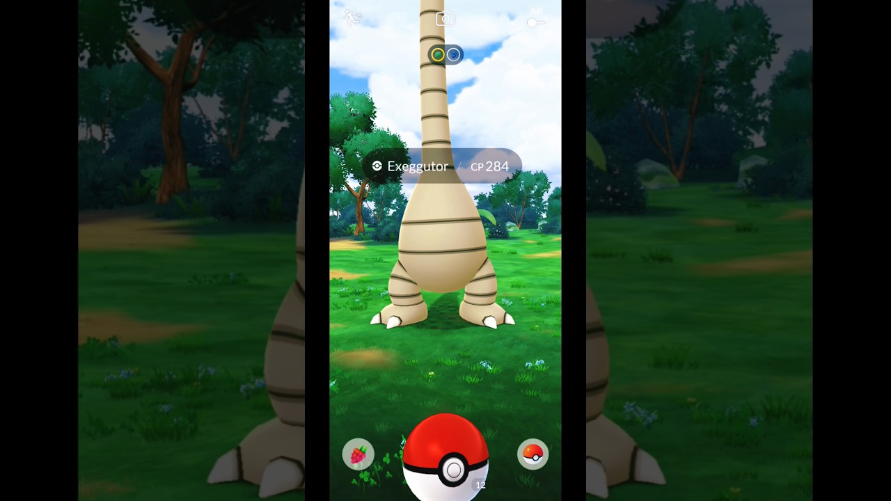 Nice Throw! I Caught Exeggutor in Pokémon GO #shorts #pokemon #pokemongo