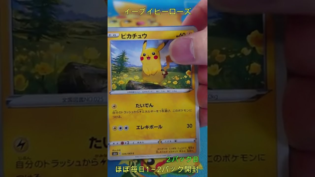 【ポケカ】 ガルーラ ピカチュウ イーブイヒーローズ開封 その2