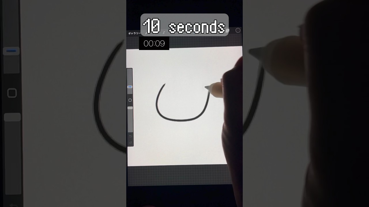 トゲピーを10秒と1分で描いてみたかった Drawing Togepi in 10 second,1 minute #イラスト #ポケモン #pokemon #shorts