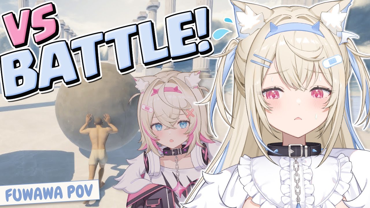 【THE GAME OF SISYPHUS】fluffy FUWAWA vs fuzzy mococo 🐾#shorts 【FUWAWA POV 縦型配信 VERTICAL】