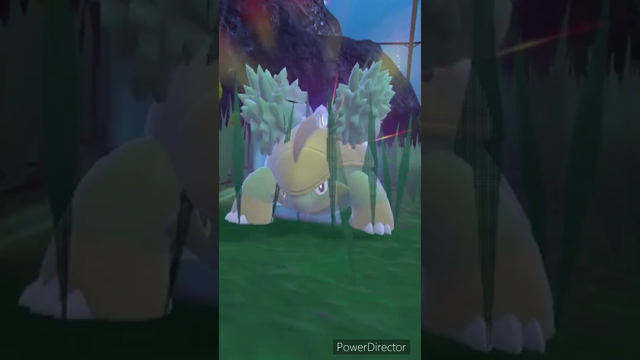 【ポケモンバイオレット】進化　ハヤシガメ→ドダイトス　#ポケモンバイオレット #ゲームリハビリ #切り抜き #shorts