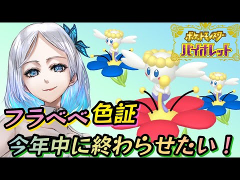 【ポケモンSV】ラストはフラベベの色証‼︎高難易度の見分けに挑む‼︎