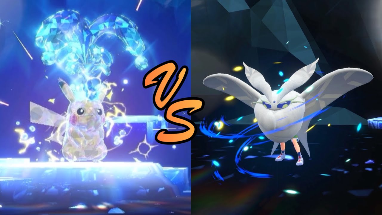 [ ソロ ]  モスノウ VS 最強ピカチュウ テラレイドバトル 英語版ポケモンSV