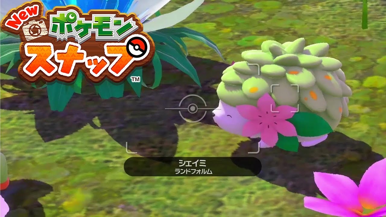 【シェイミ】伝説・幻ポケモン 出現場所 攻略 【New ポケモンスナップ ニンテンドースイッチ】