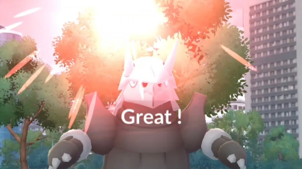 ポケモンGO　メガボスゴドラ　このポケモン動きすぎ　じっとしてて