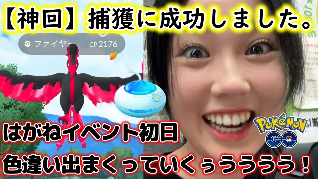 【神回】ついにガラルファイヤーを捕獲しました🔥🦜はがねイベント開始😇⚙️⚒️まじで色違いが大量に出た🤮💗ポケモンGO Pokémon GO  Japan  일본인 포켓몬고