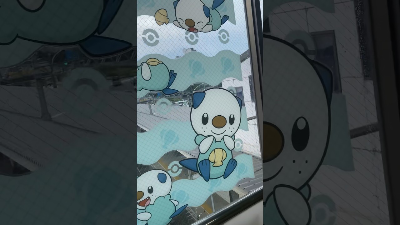 鳥羽駅がミジュマルだらけで可愛いすぎました🎵 #ポケモン #ポケモンのうた #ポケモンkidstv