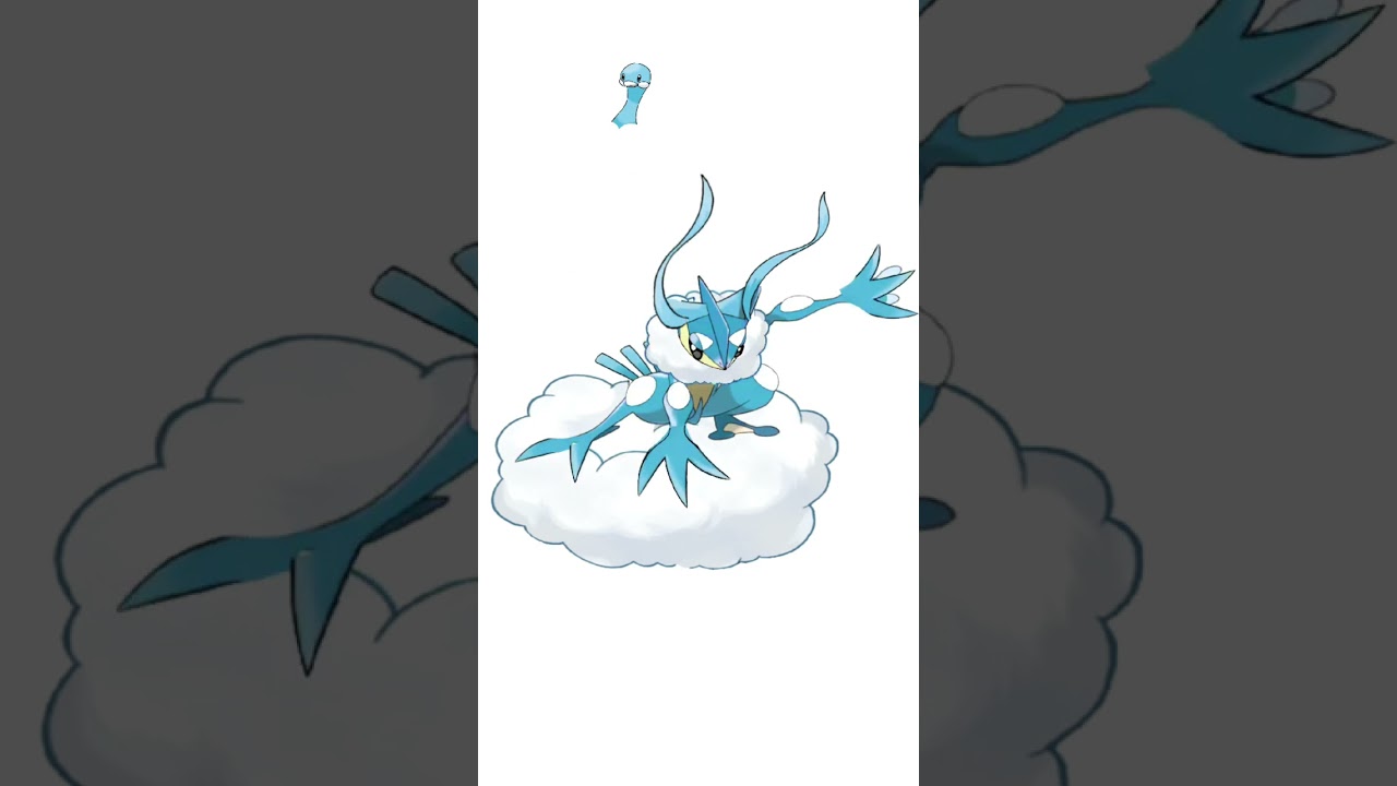 ゲッコウガ＋チルタリス合成。上空の忍者　#ポケモンフュージョン #改造ポケモン  #伝説のポケモン #最強ポケモン #pokemon