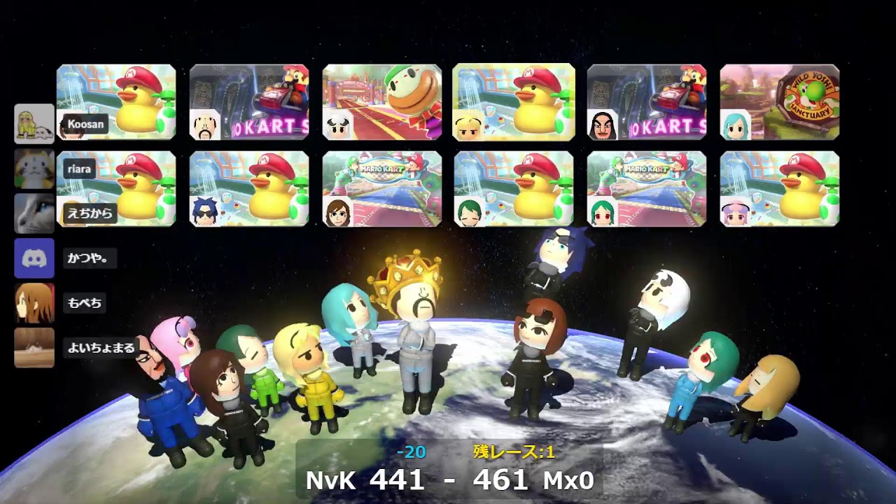 【マリオカート8DX】NvK vs Mx0