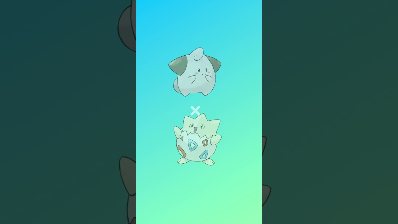 【ポケフュージョン】トゲピー×ピィ！！💕　#ポケモン #ジムリーダーくま #pokemon