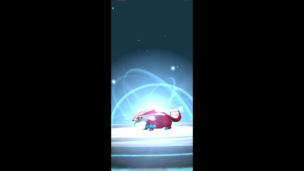 【ポケモンGO】色違いタチフサグマ（ガラルのすがた）へ進化させる！コミュニティデイ #shorts