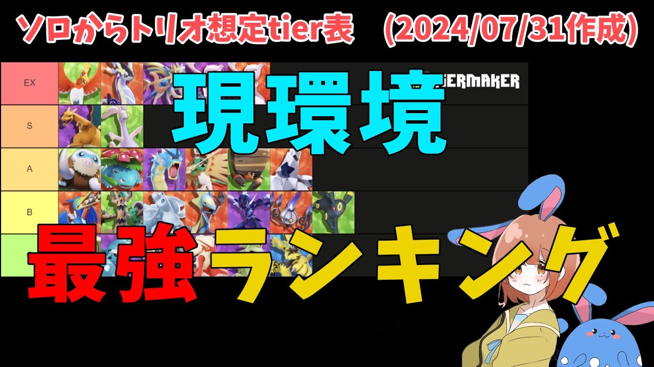 環境最強ランキング！意外なポケモンが強い良環境！の巻【ポケモンユナイト】【詳細解説686】