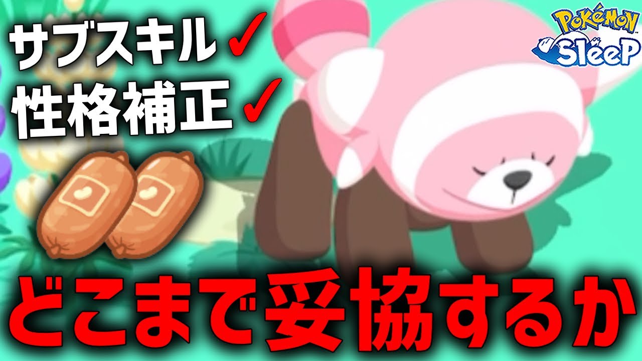 『最強カレー』を作るためのヌイコグマ厳選が厳しすぎる...【ポケモンスリープ】