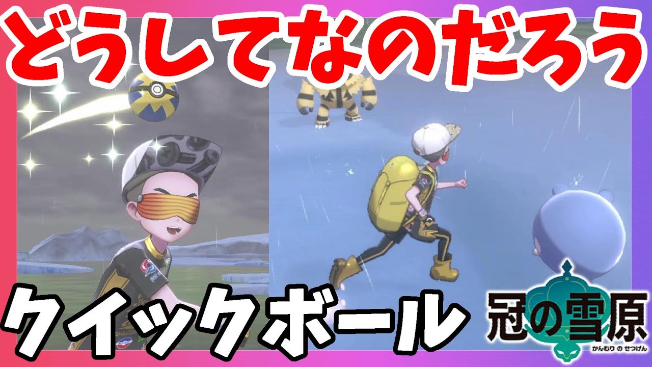 【ポケモンソードシールド】クイックボール捕獲率がおかしい！？なぜダンバル系は捕まえずらいのか！冠の雪原【エキスパンションパス】