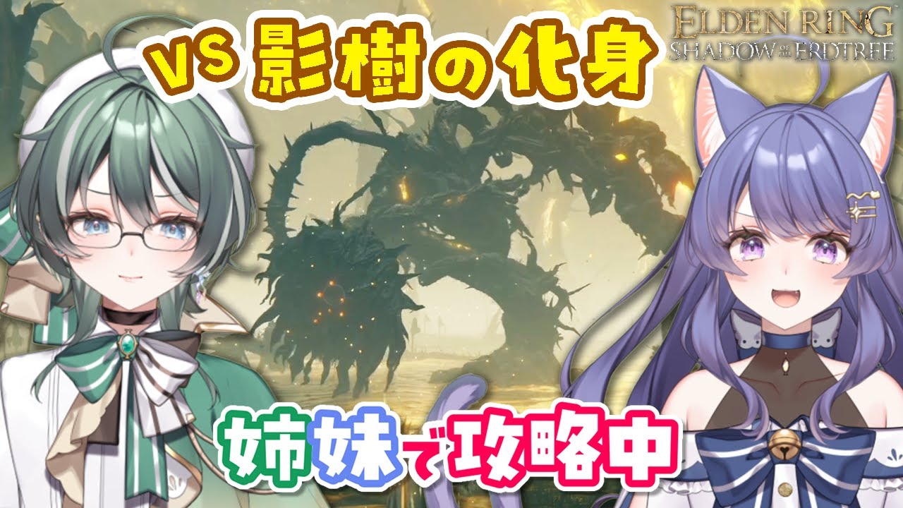 【#エルデンリングDLC】影樹の化身から！闇落ちキマワリ？【#新人VTuber/初見さん大歓迎/#エルデンリング/#パン耳姉妹/女性実況】