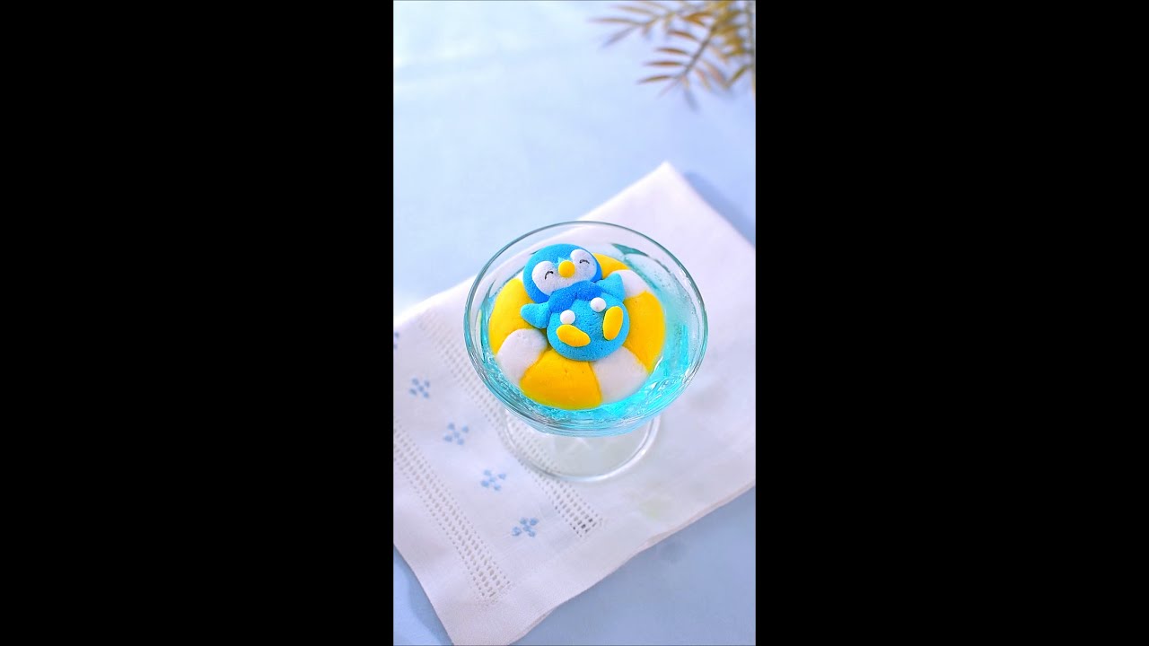 【公式】ポッチャマをマシュマロで作ってみたよ