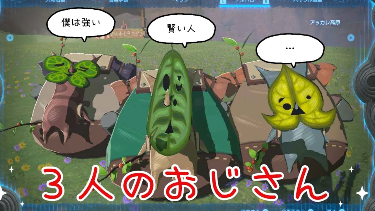 【ゼルダの伝説】３人のおじさん