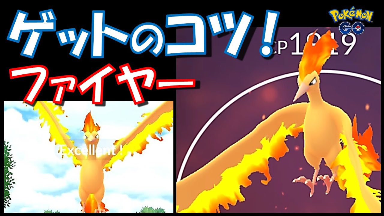 【ポケモンGO】ファイヤーをゲットするコツ紹介！ボールの投げ方はこれだ！