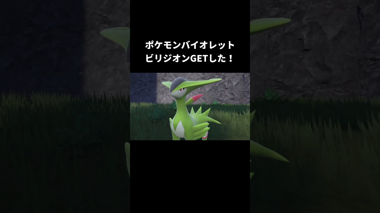 ポケモンバイオレットビリジオンGET！ #pokemon #ポケモン #ポケモンsv #バイオレット #ブルレク #でんせつのポケモン#pokémon#ポケモンsv実況#ビリジオン