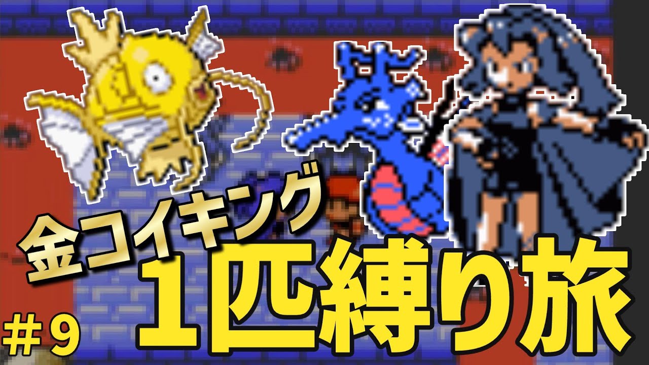 金コイキング1匹でポケットモンスタークリスタルを旅する　part9