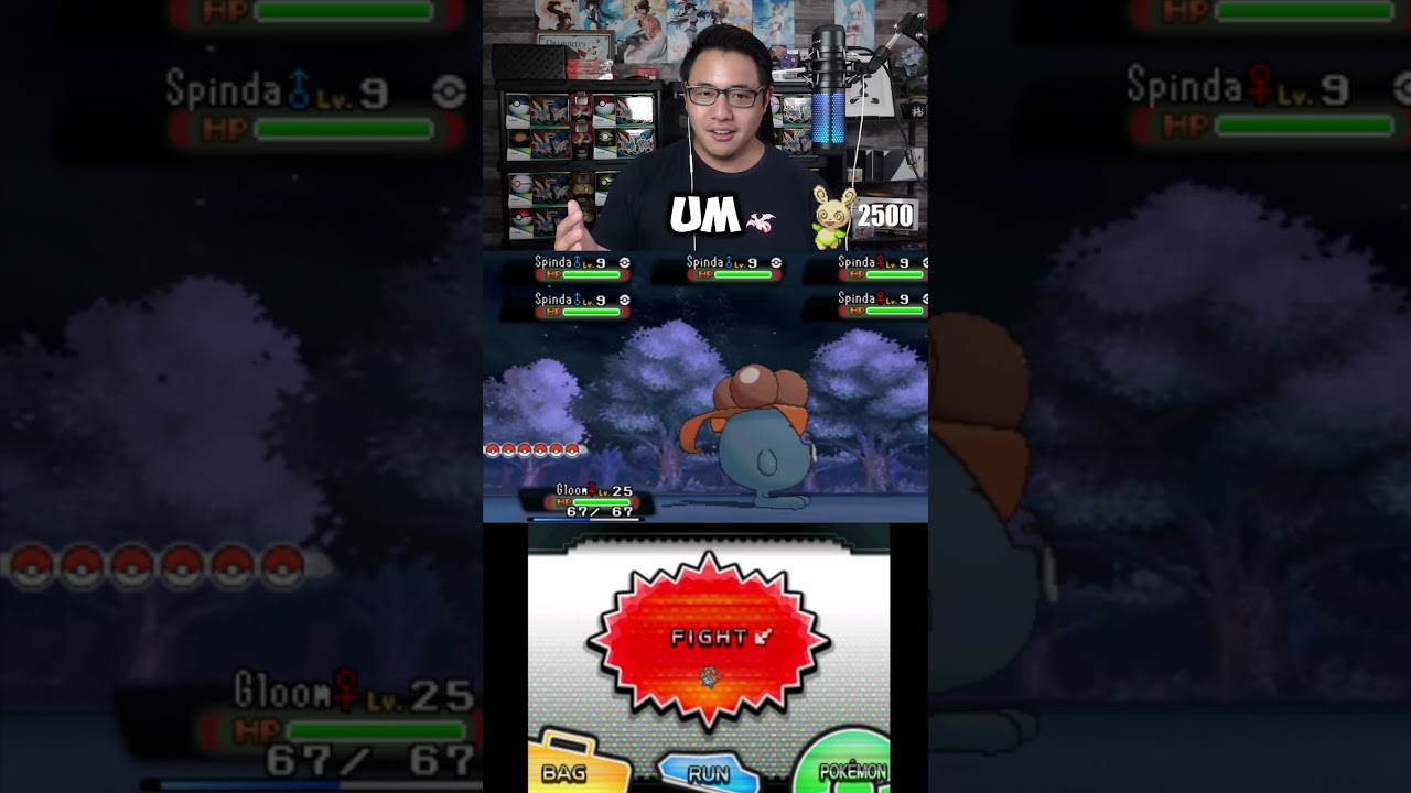 Shiny Spinda at 2500 in ORAS! Mega Shiny Run #pokemon #shinypokemon #fyp #daily #gaming