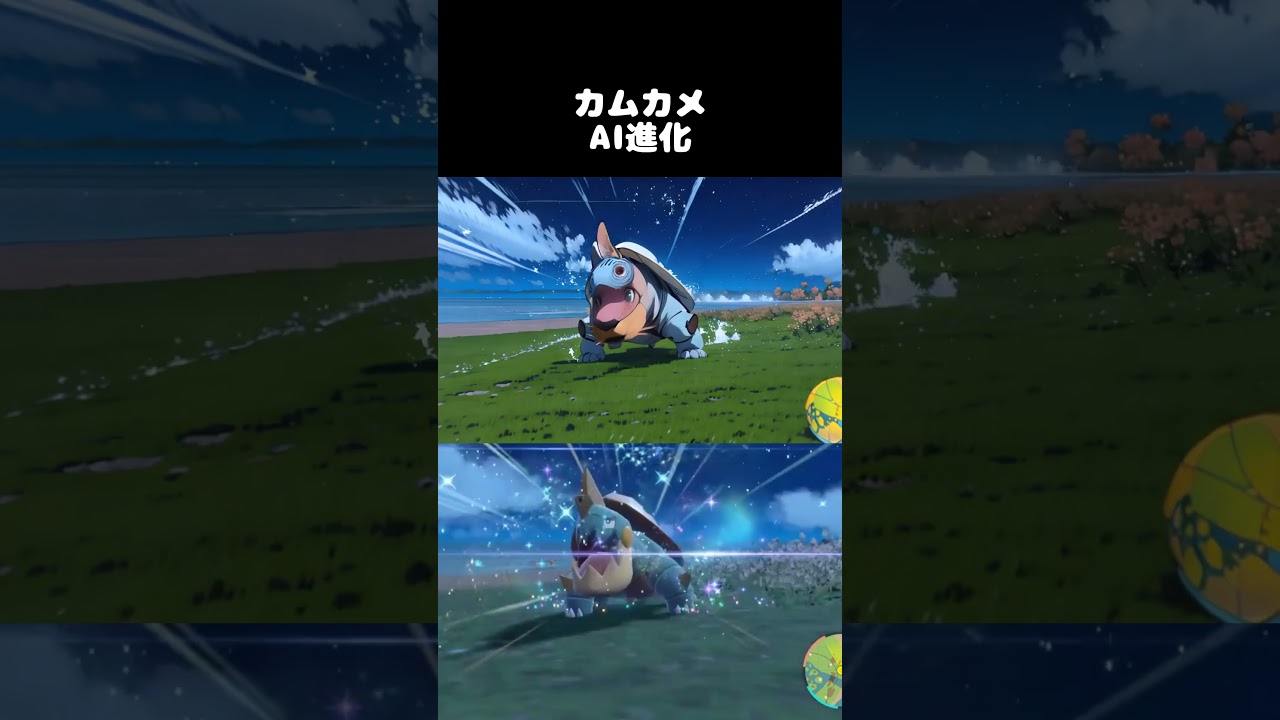【アニメ】ポケモンSV　カムカメAI進化