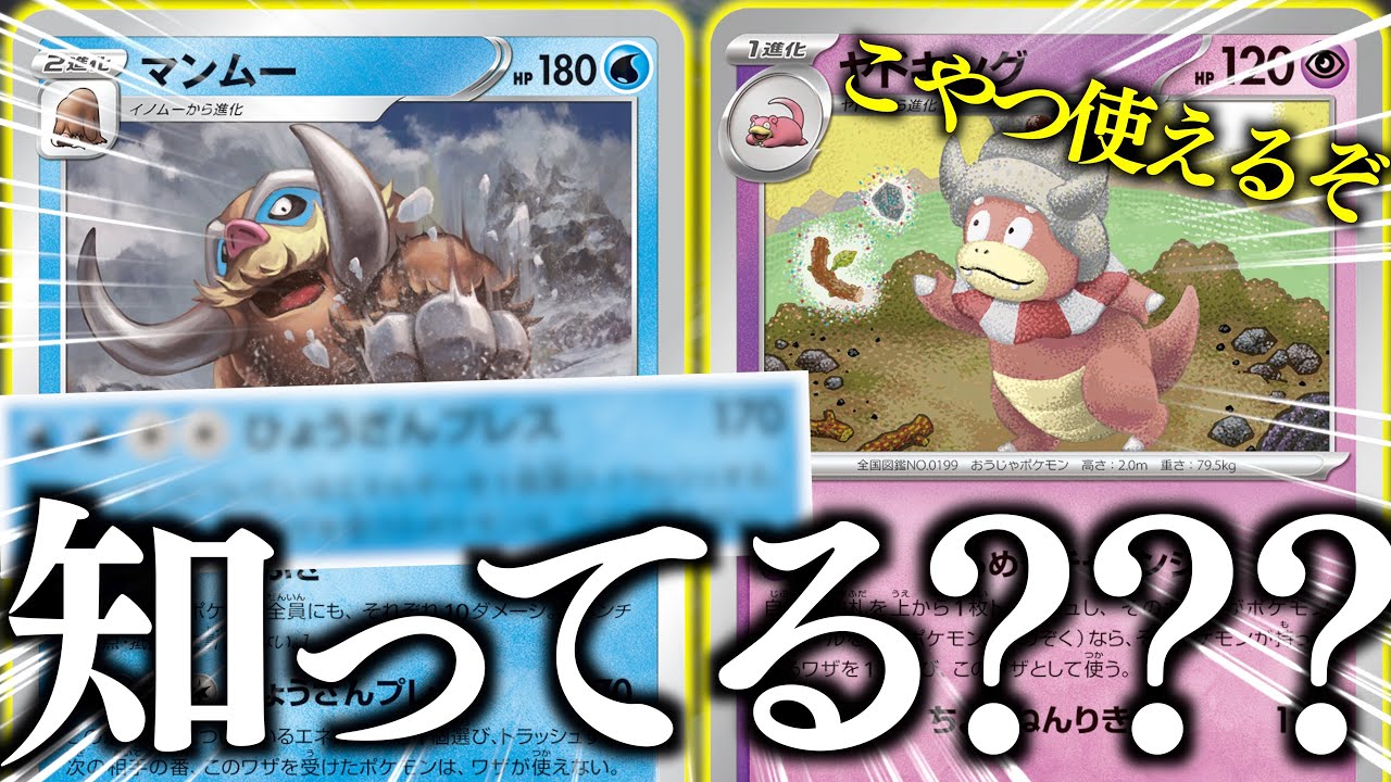 【お？】このワザは困るぞ！！！まさかの相手の「ワザ」を封じるマンムーを発掘した！！【ヤドキング・マンムー】【vs黒リザードン】