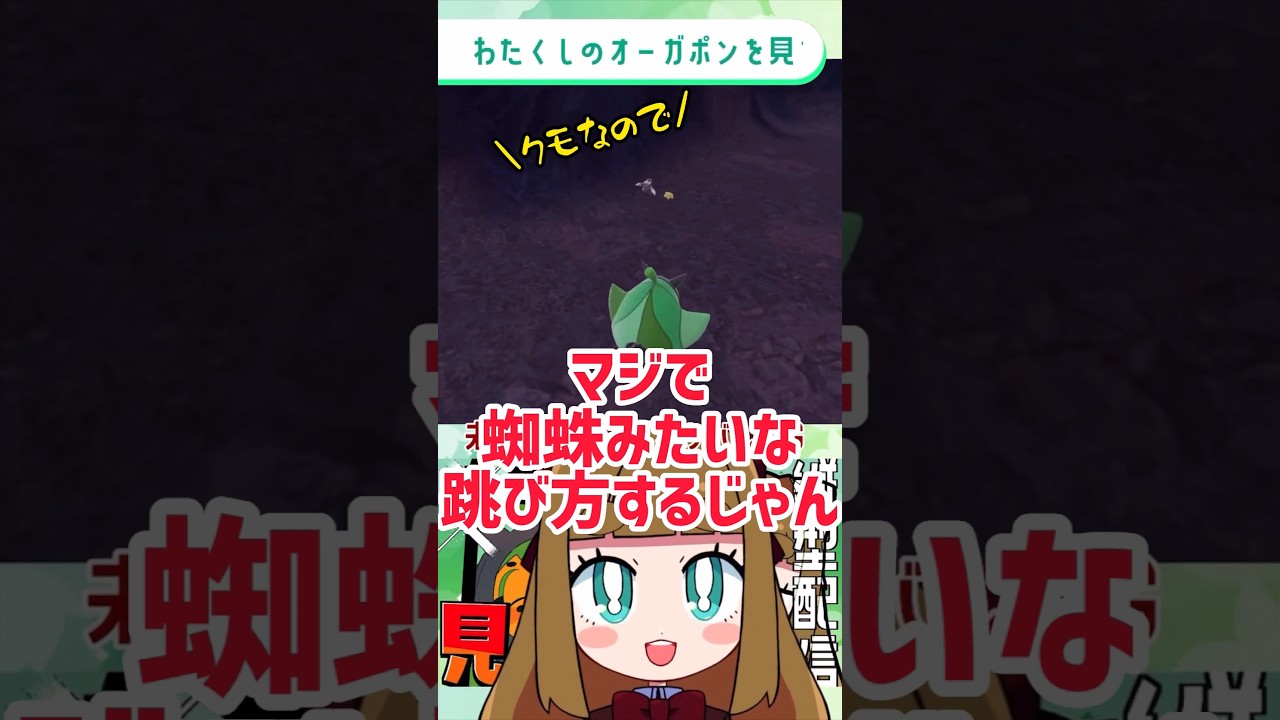 【#ポケモンsv 】バチュルに翻弄されるトレーナー #shorts #vtuber #ポケモンsv藍の円盤