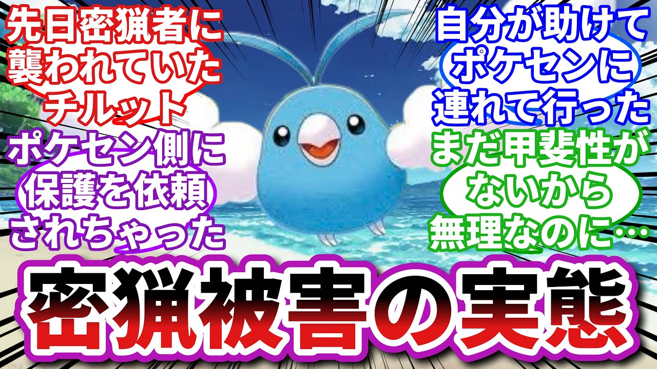 【ポケモンお悩み相談所】チルット「君が保護してくれないと、また密猟されちゃうんだよ…」に対するトレーナーの反応集【ポケモンSV】【ポケモン反応集】