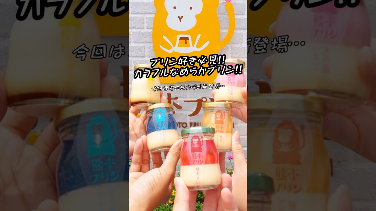 【熊本】プリン好き必見のカラフルプリン#熊本