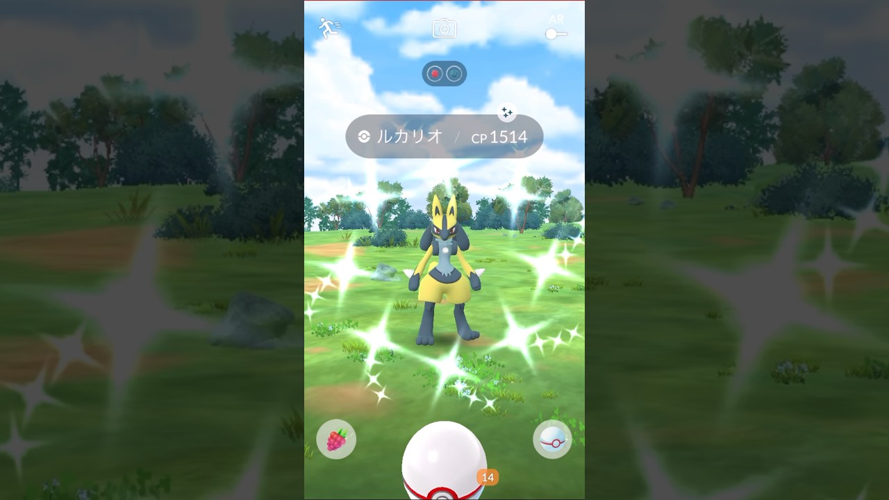 ついに🔥メガルカリオ実装👊色違いルカリオ✨️ #ポケモンgo #ルカリオ #メガルカリオ