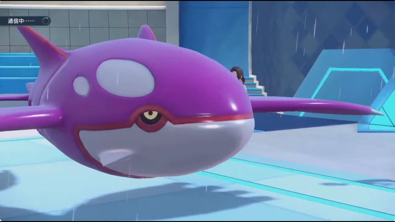 ポケモンSV ダブルバトル ようやくカイオーガを初めて使ってみるけどトリルパなんだな。強すぎて勝った試合全部切断されたの巻。