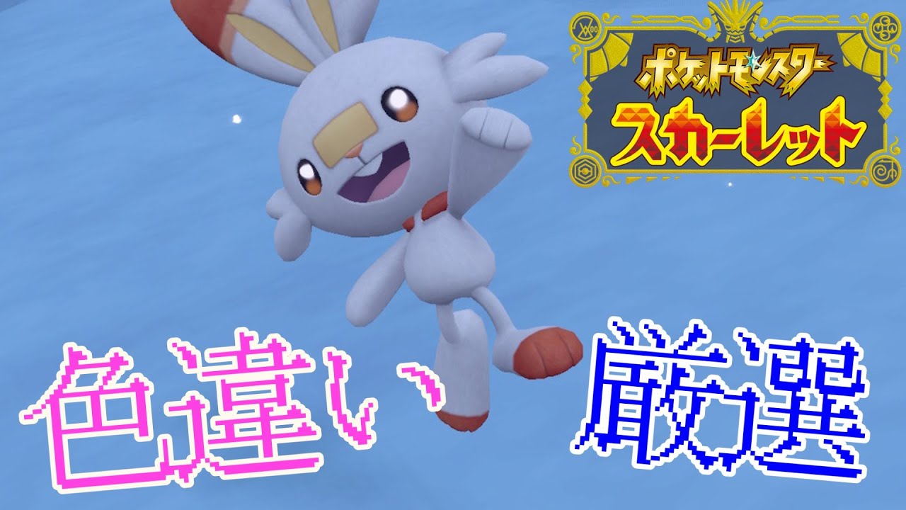 【ポケモンスカーレット】#6 ヒバニーの色違いを捕まえたい！