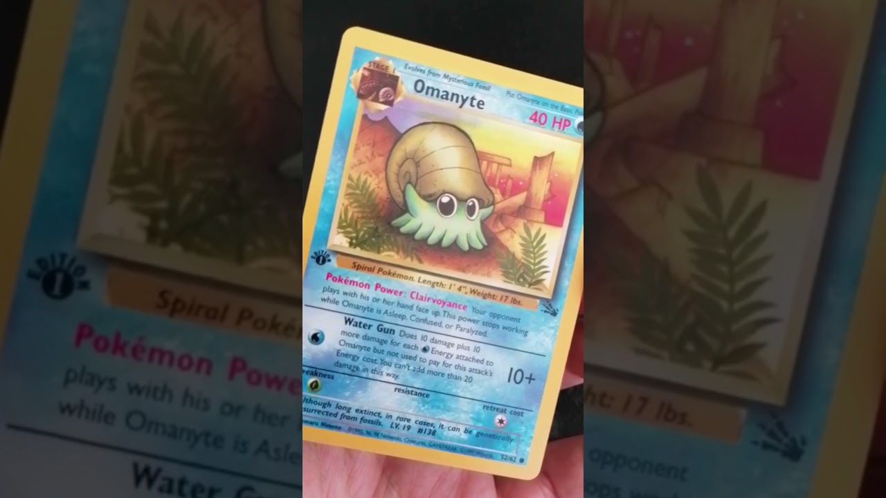 🦖 Fossil Set Classics: Tentacruel, Omanyte & Mr. Fuji! | Pokémon TCG 🦖