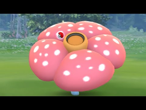 ポケモンgo レアな野生のラフレシアゲットチャレンジ