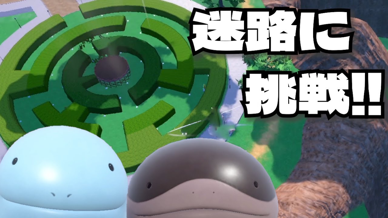 ヌオーとドオーが迷路に挑戦したら可愛かった【ポケモンSV】